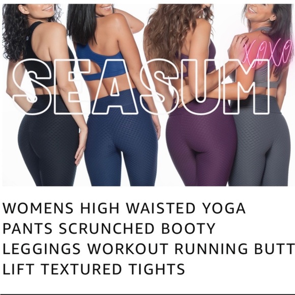 🆕 SEASUM Scrunch Butt Leggings - Small - Picture 12 of 15